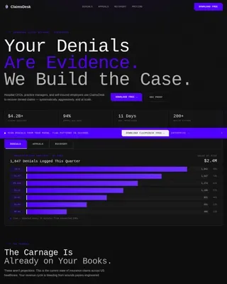 Consulting Firm Software Reviews & Social Proof Website Template