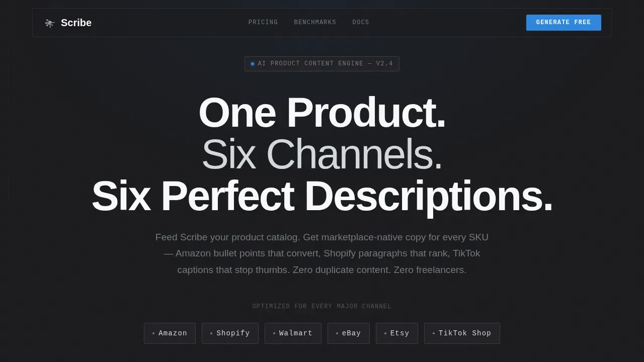Smart AI Copywriting Landing Page Template