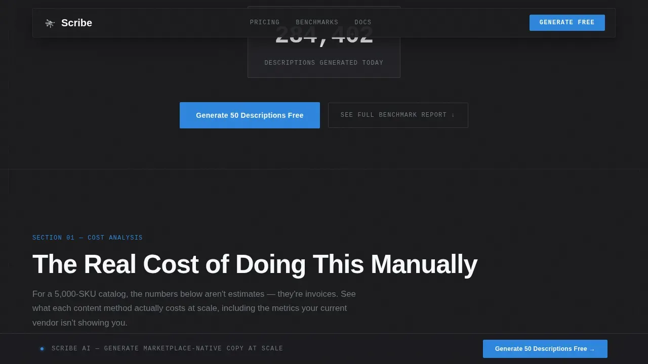 Smart AI Copywriting Landing Page Template