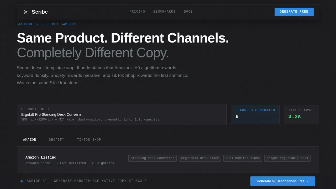 Smart AI Copywriting Landing Page Template