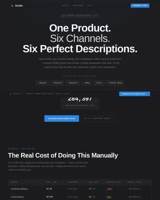 Smart AI Copywriting Landing Page Template