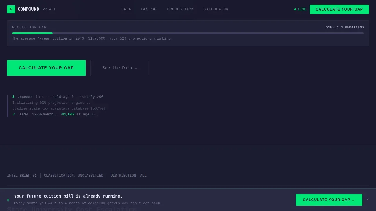 Smart Education Savings Landing Page Template