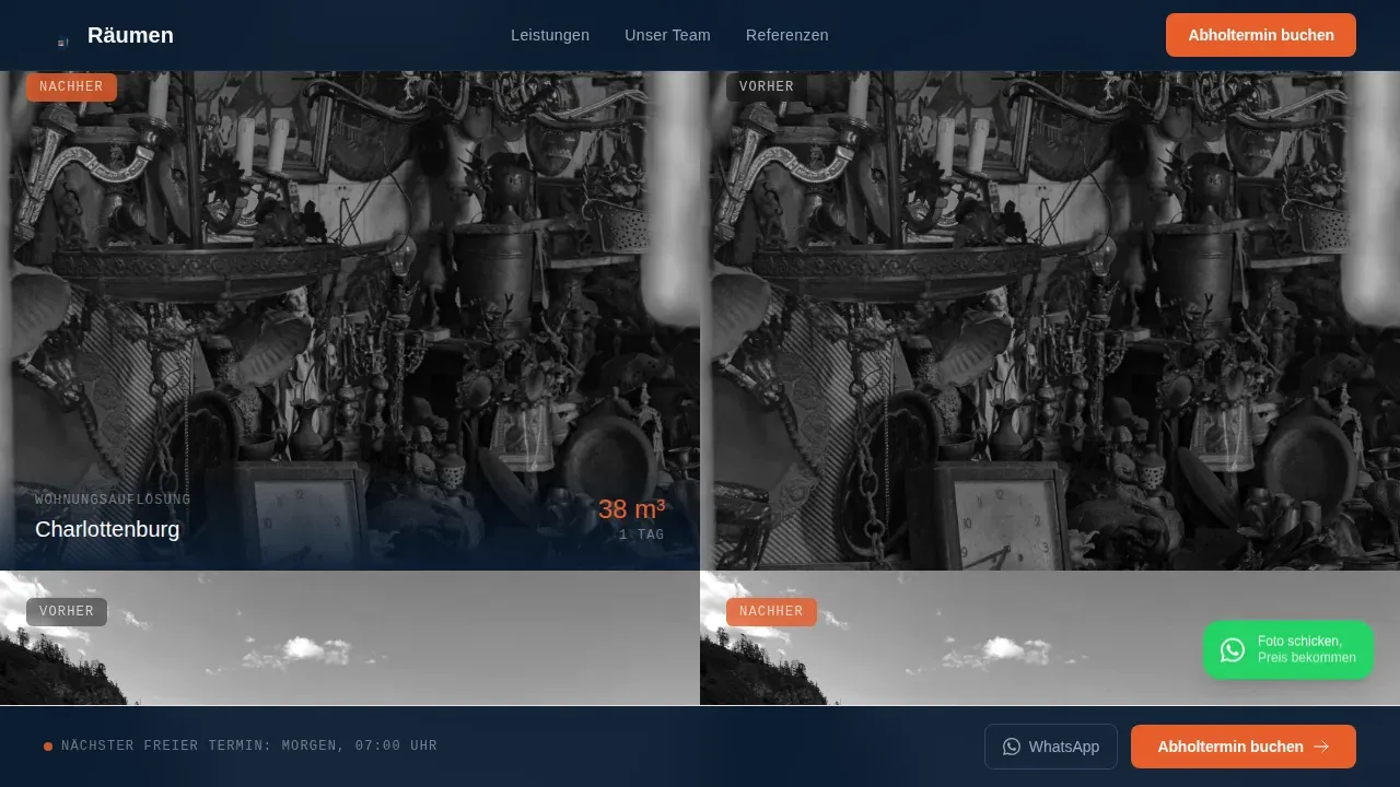Efficient Junk Removal | Free Website Template | Rocket