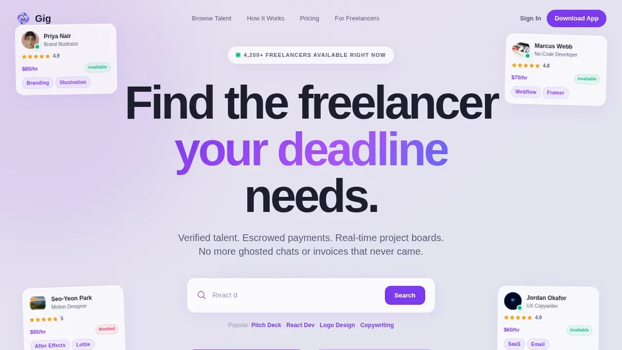 Consumer App & Platform Careers Website Template