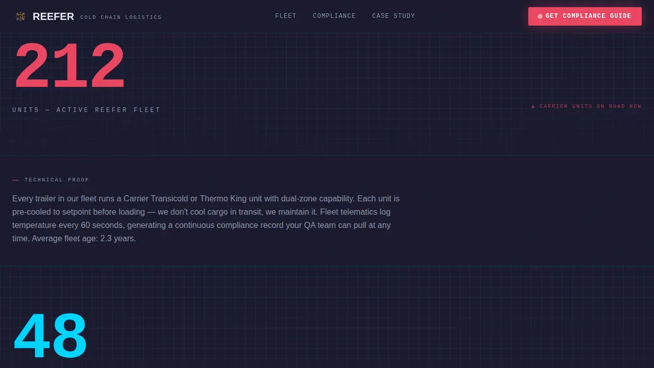 Freight & Cargo Privacy Policy Website Template