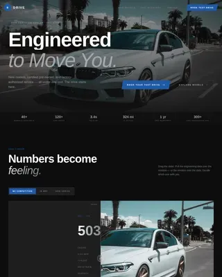 Precision BMW Certified Dealer | Free Website Template | Rocket