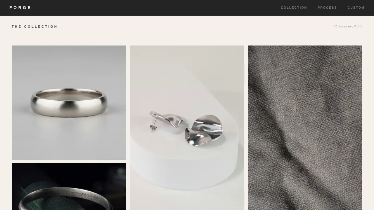Minimalist Fashion Professional Website Template