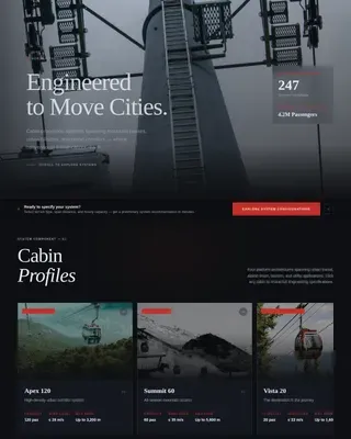Public Transit & Infrastructure Directory Website Template