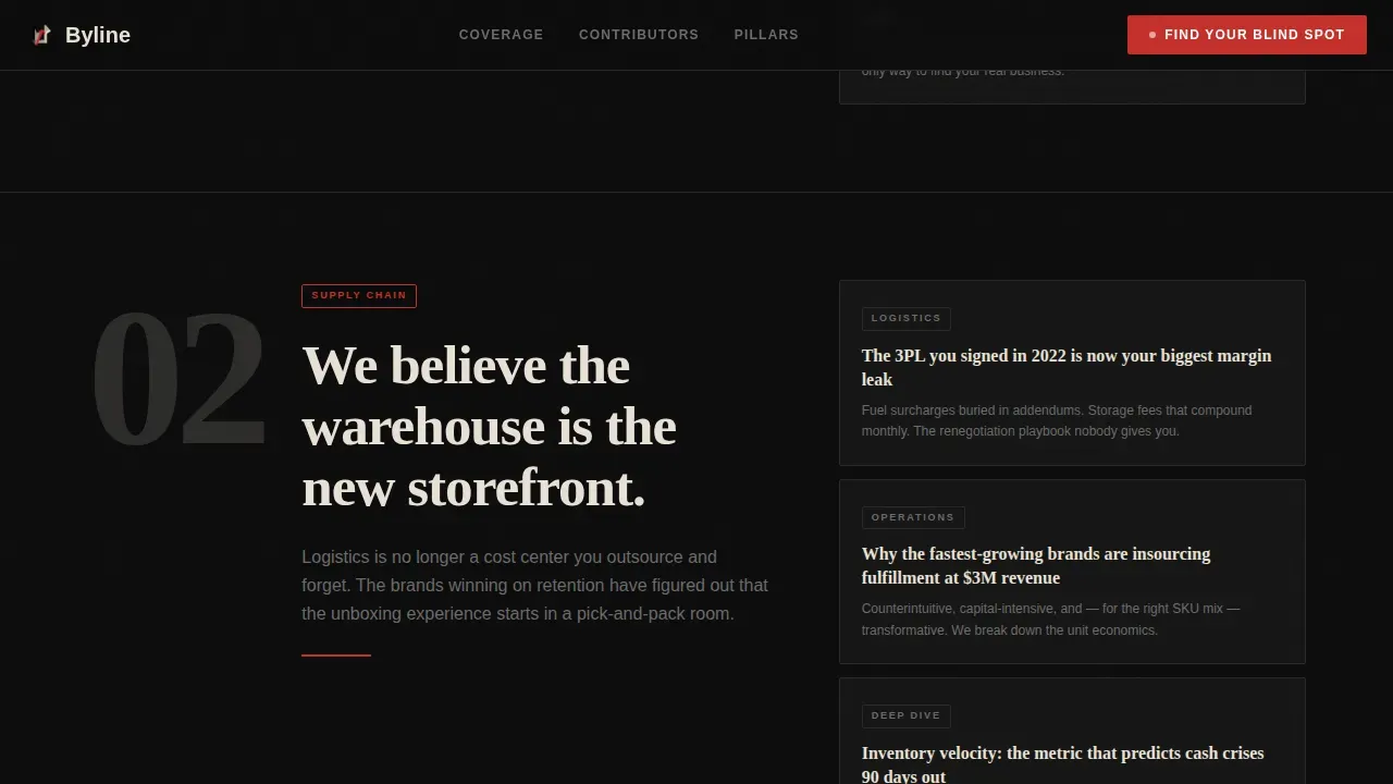 E-Commerce Blog & Media Blog Website Template