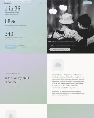 Autism Spectrum Care Professional Website Template