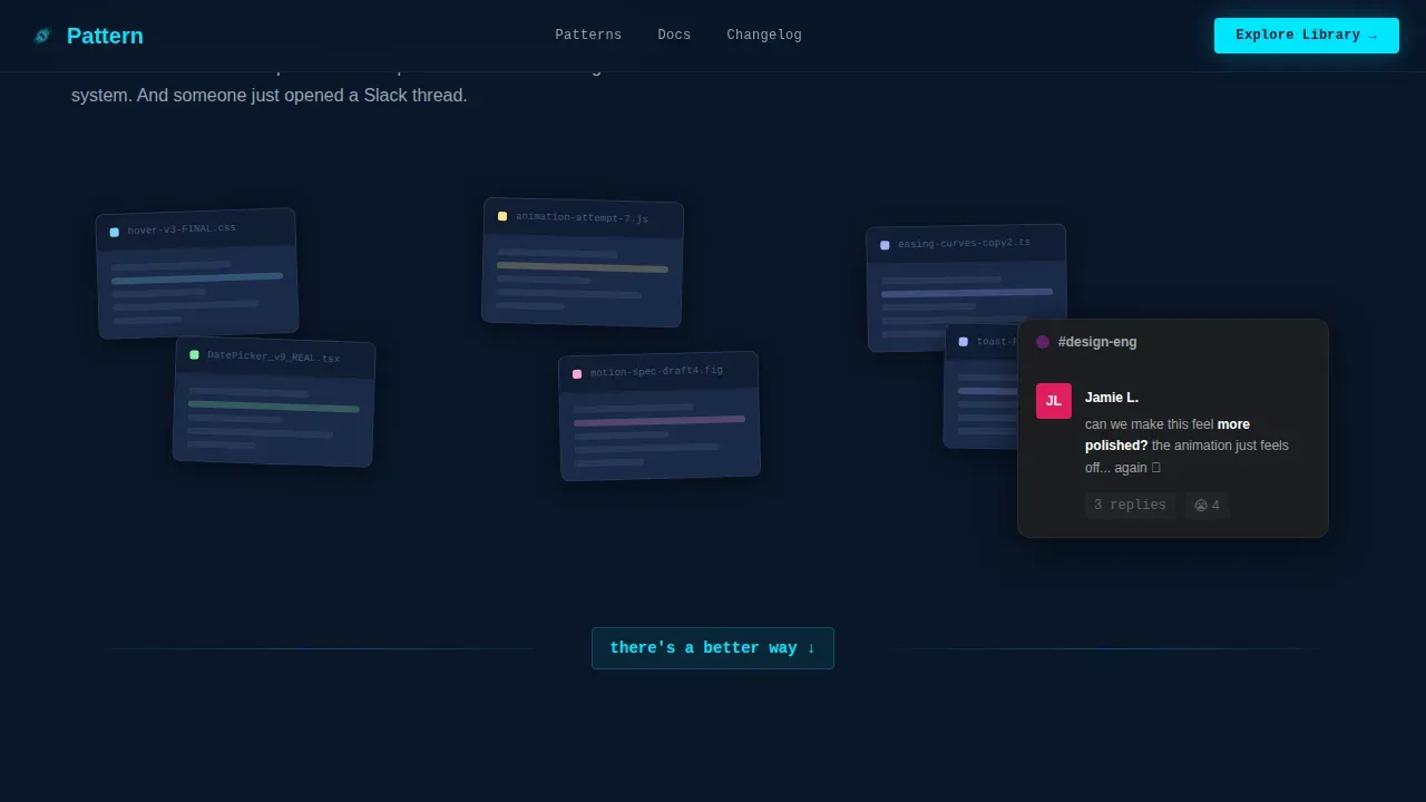 Design System & Component Library Reviews Website Template