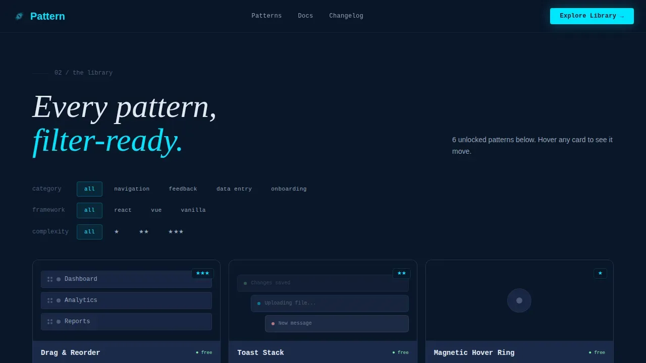 Design System & Component Library Reviews Website Template