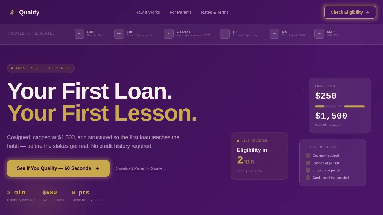 Teen & Youth Finance Professional Website Template