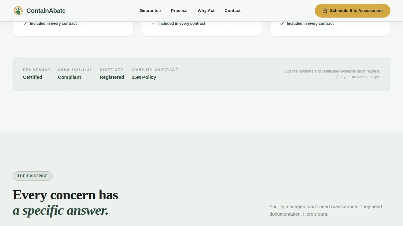 Demolition & Site Work Booking Website Template