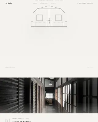Japanese Architecture Professional Website Template