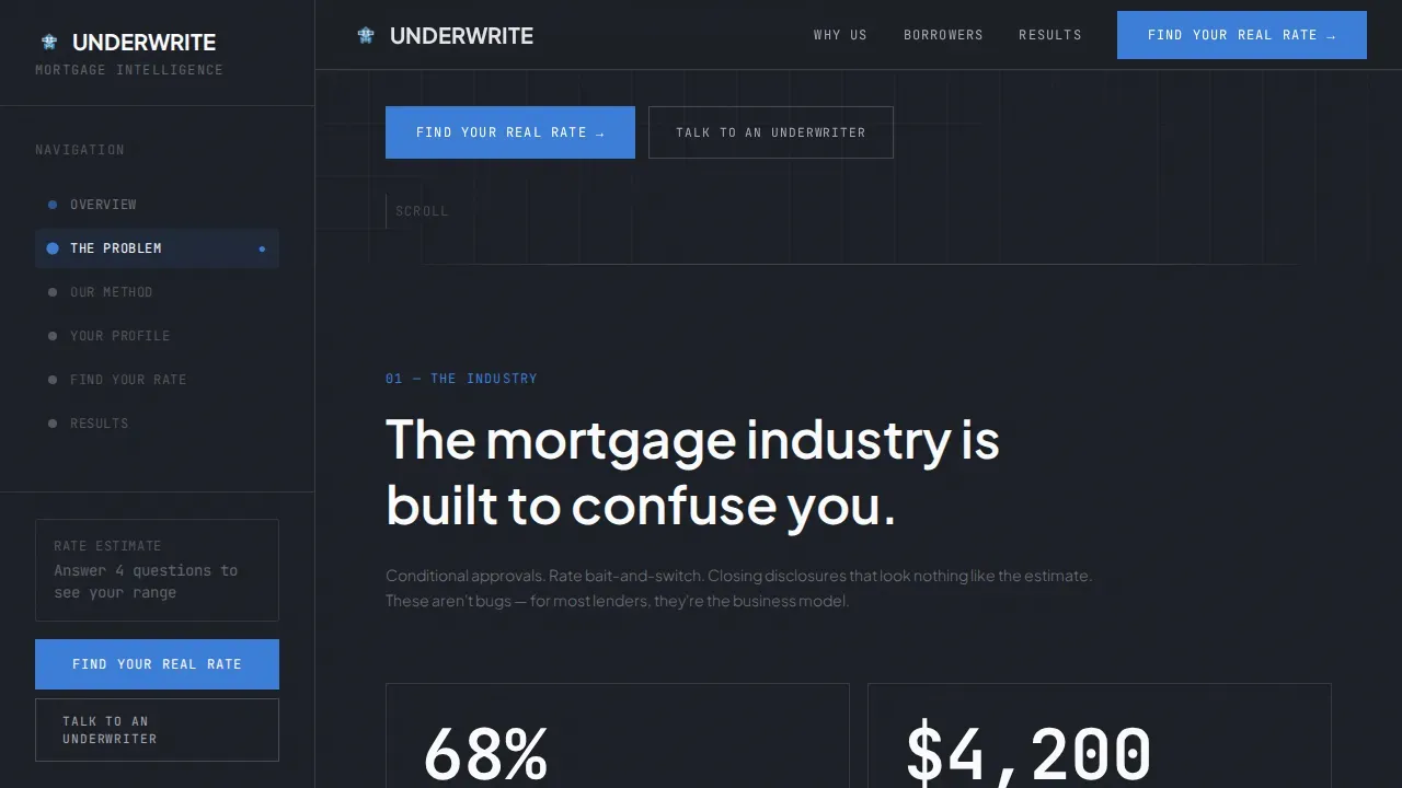 Mortgage & Lending Professional Website Template