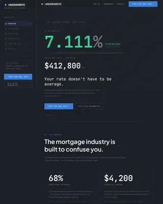 Mortgage & Lending Professional Website Template