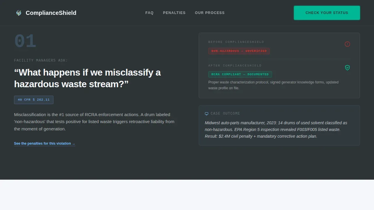 Environmental Consulting Directory Website Template