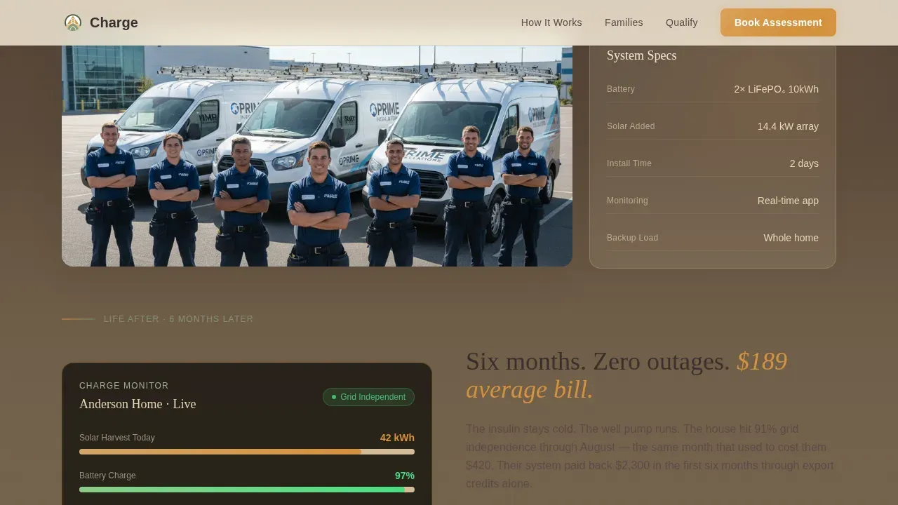 Solar & Energy Installation Booking Website Template