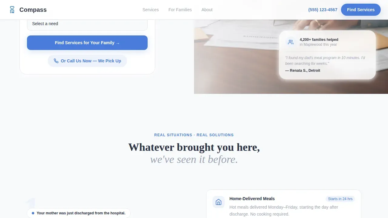 Social Services & Welfare Professional Website Template