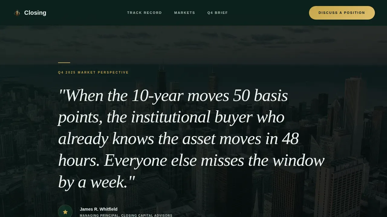 Real Estate Agency & Brokerage Portfolio Website Template