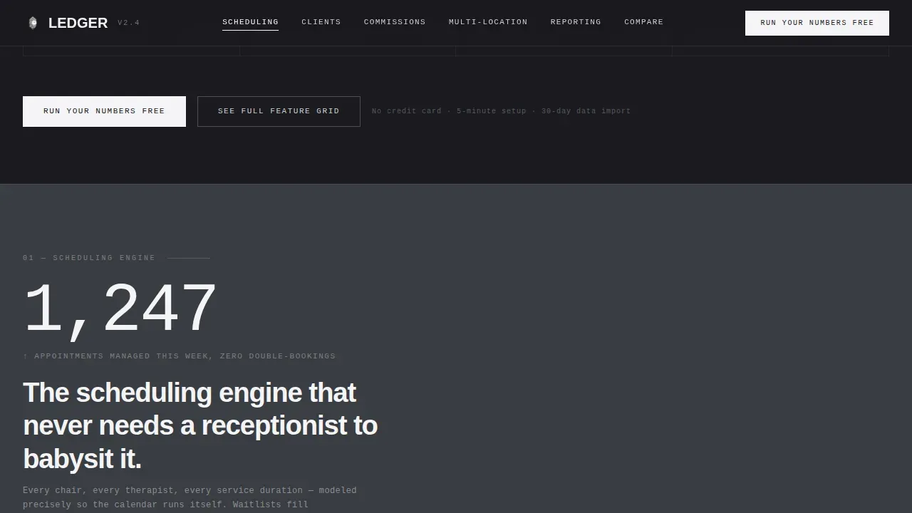 Salon & Spa Software Booking Website Template