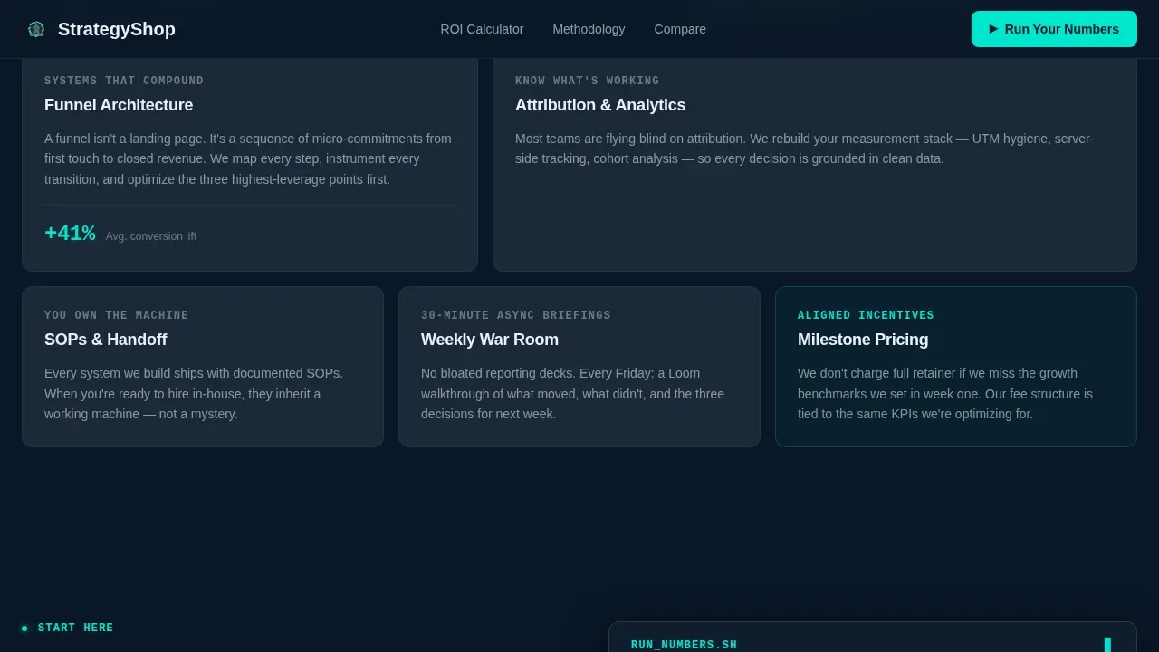Marketing Agency Cost Calculator Website Template