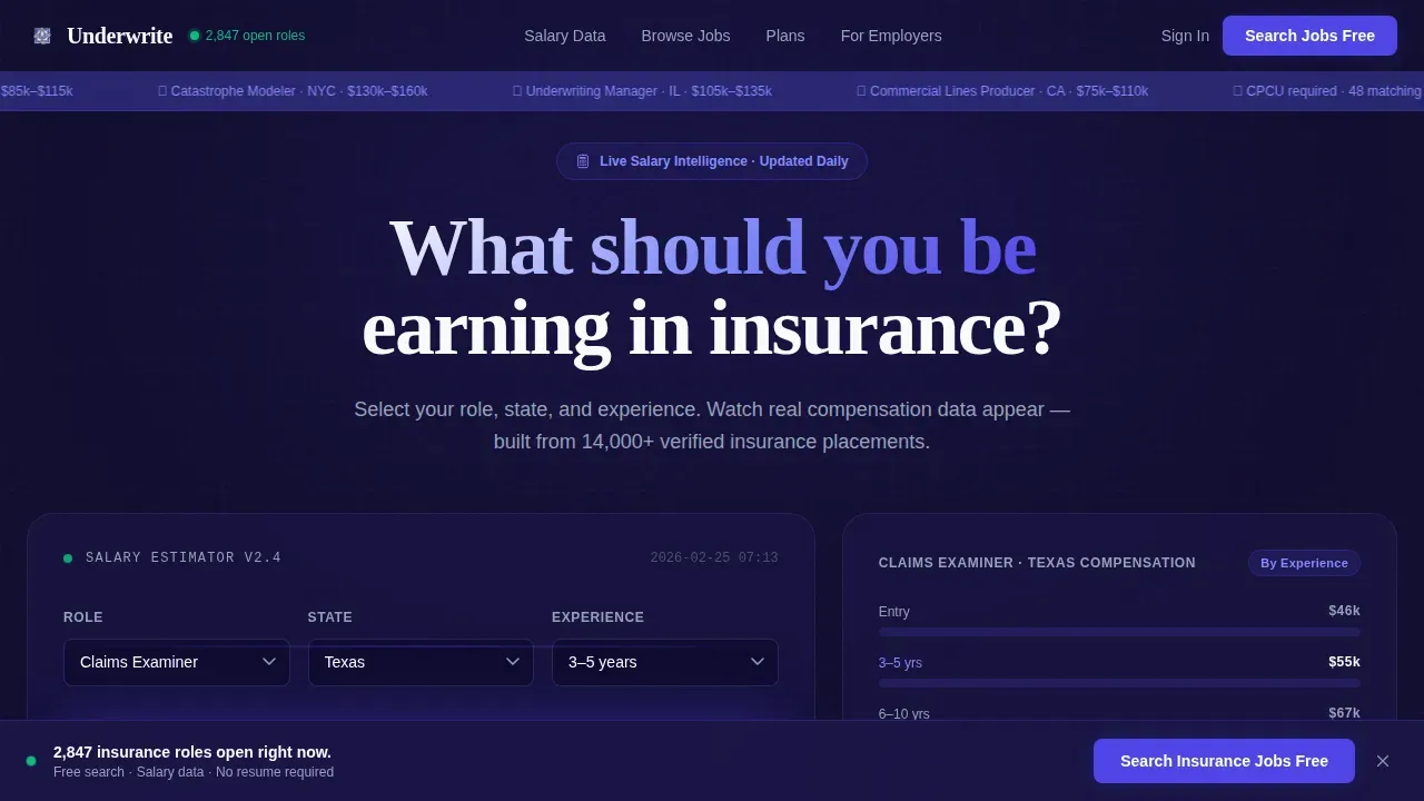 Insurance Digital Presence Careers Website Template