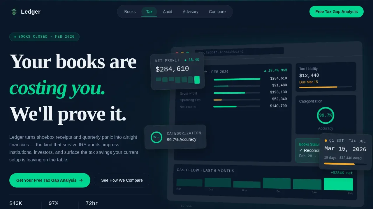 Accounting Firm Booking Website Template