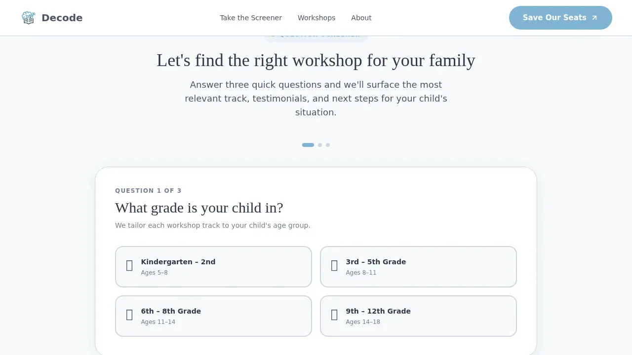 Special Education & Learning Center Education Website Template