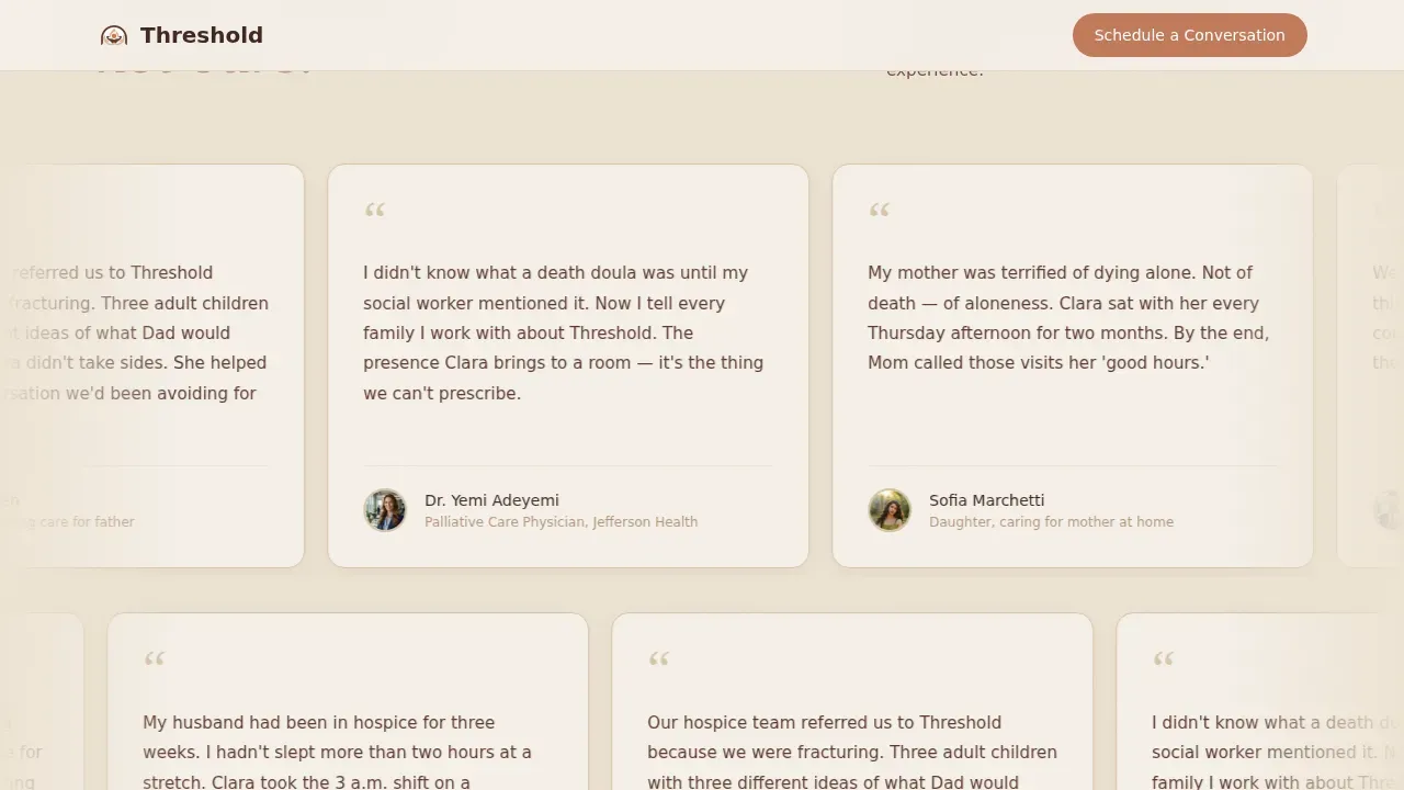 Funeral Booking Website Template