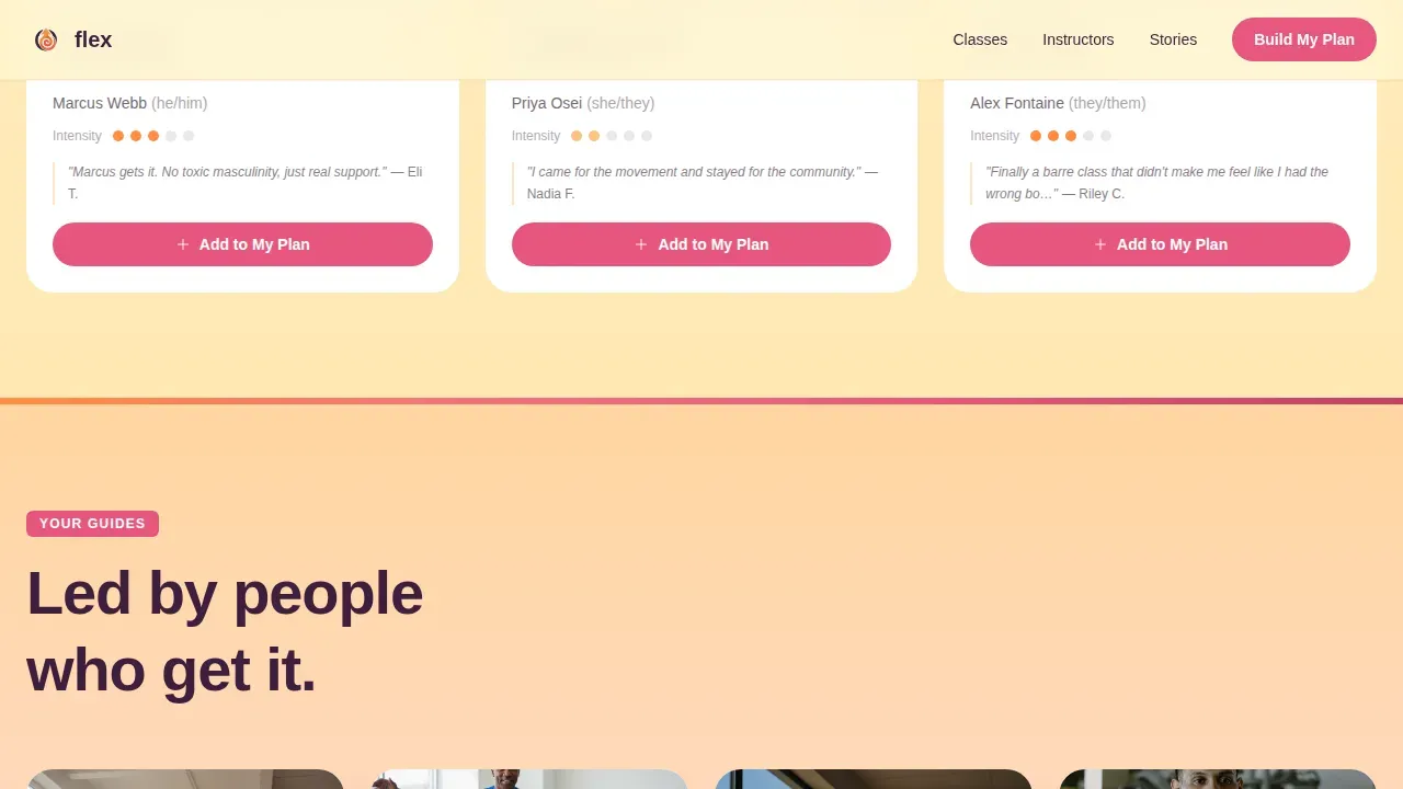 LGBTQ+-Owned Business Portfolio & Case Study Website Template