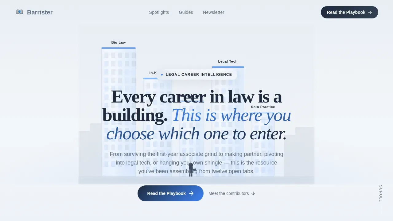Lawyer Profile Careers Website Template