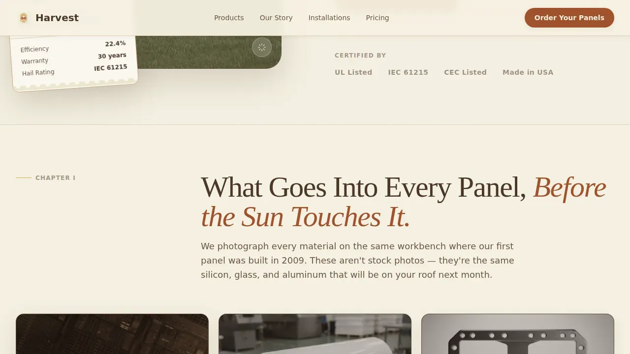 Solar & Wind Energy Pricing Website Template