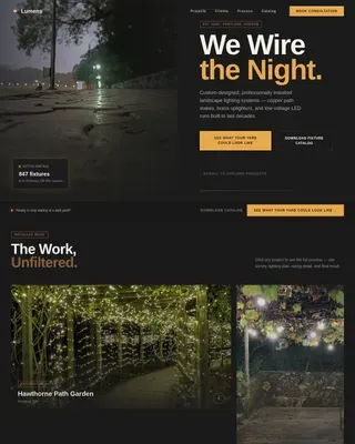 Garden & Yard Renovation Booking Website Template