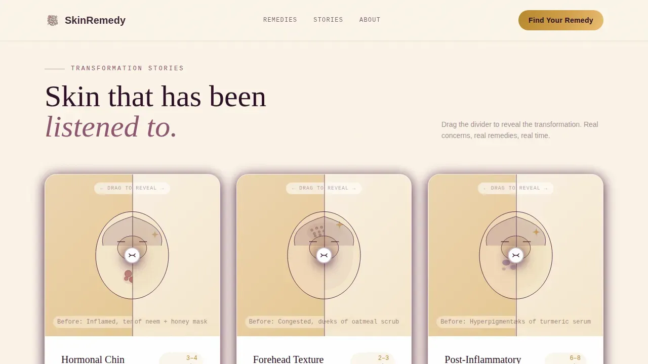 Inclusive Beauty & Skincare Professional Website Template