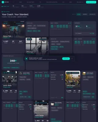 Fitness Studio Complete Booking Website Template