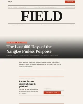 Endangered Species Conservation Blog Landing Page