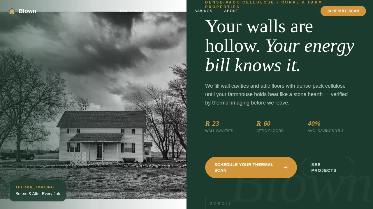 Expert Thermal Service Landing Page Template