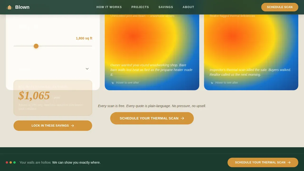 Expert Thermal Service Landing Page Template