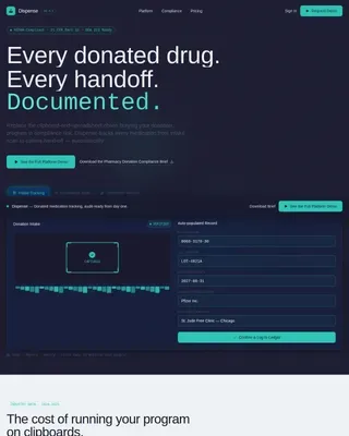Specialist Pharmacy Software Appointment Booking Website Template