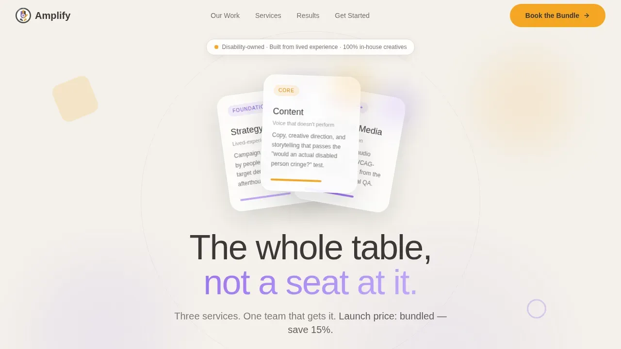 Disability-Owned Business Comparison Website Template