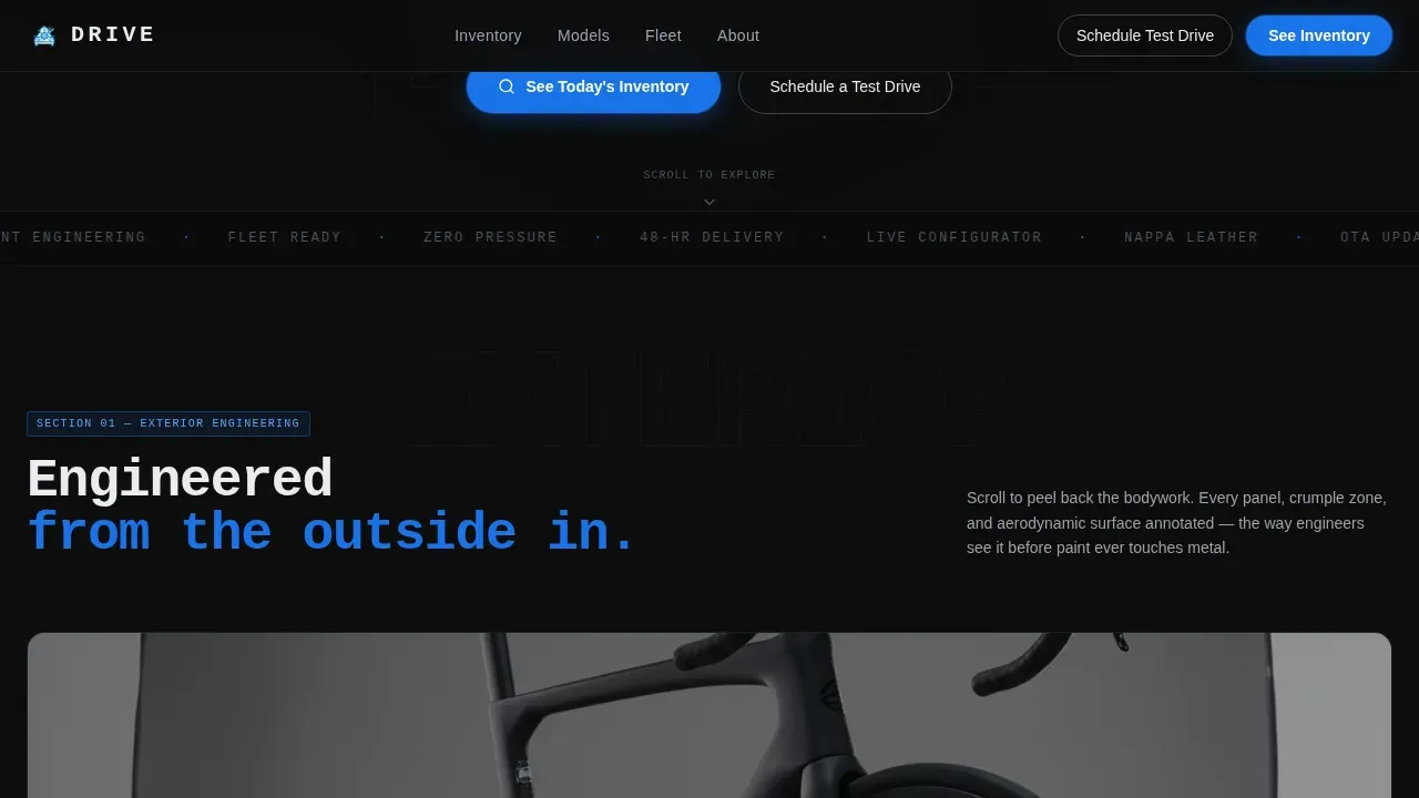 Precision Auto Dealership | Free Website Template | Rocket