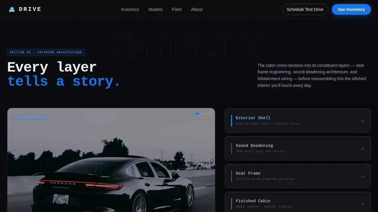 Precision Auto Dealership | Free Website Template | Rocket