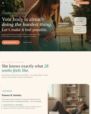 Specialist Wellness Modalities Appointment Booking Website Template