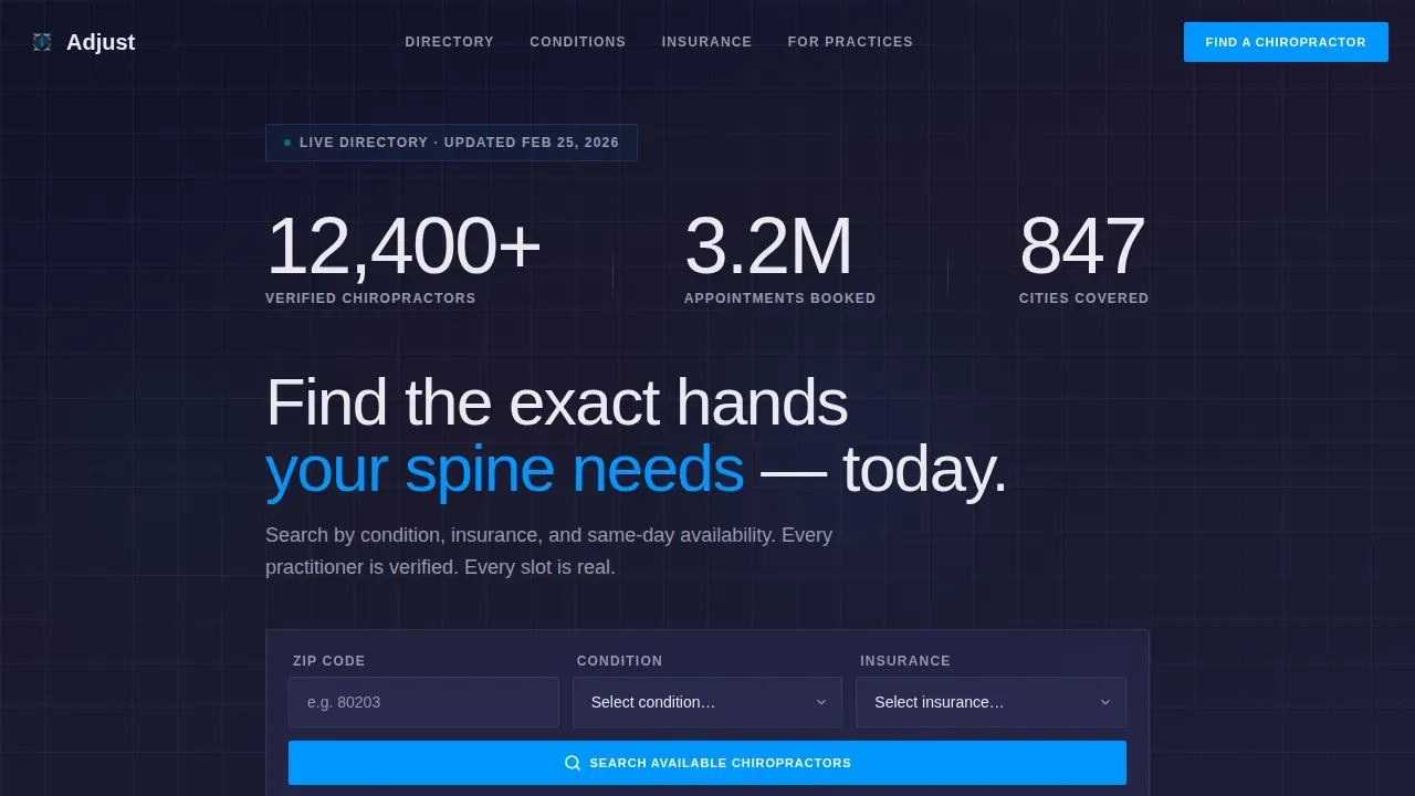 Complete Directory & Marketplace Platforms Appointment Booking Website Template
