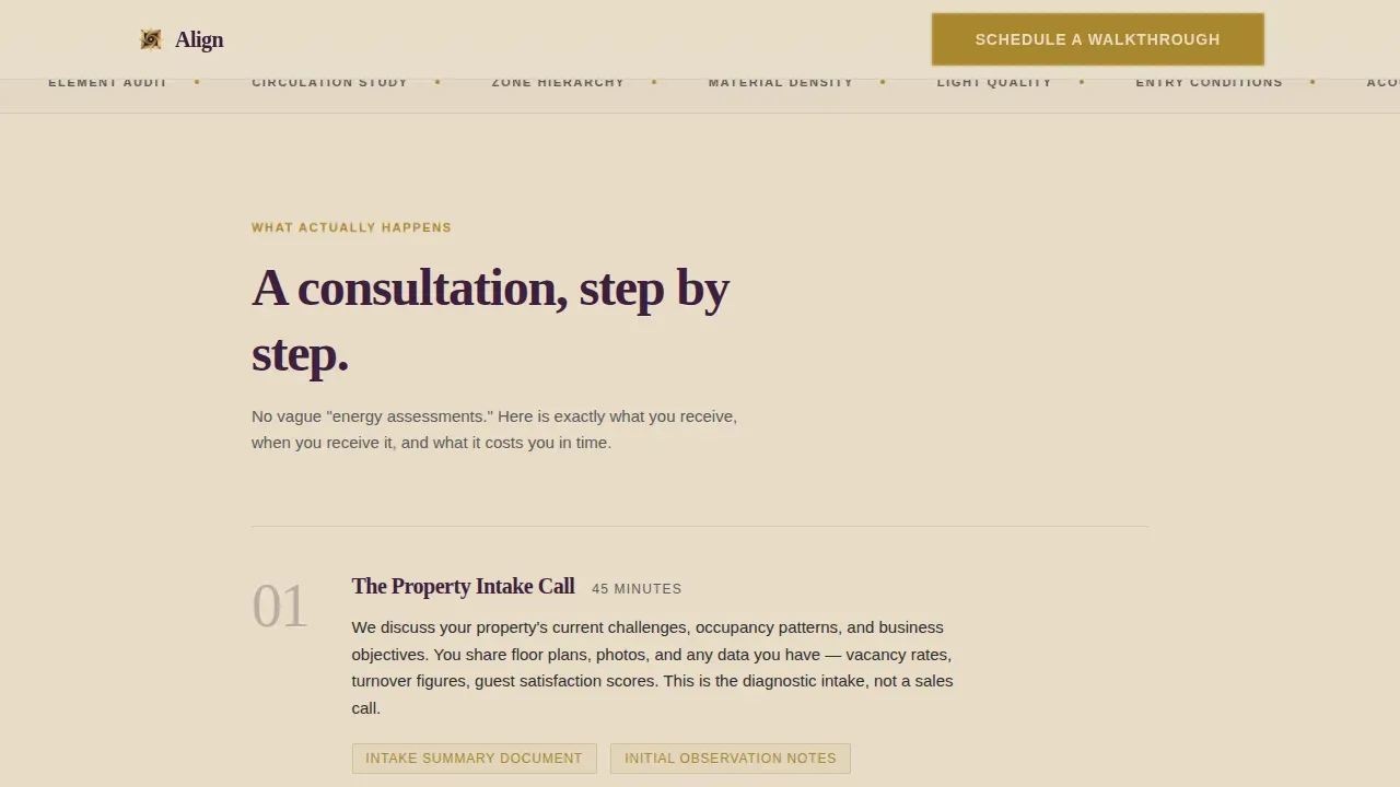 Professional Feng Shui Consulting Landing Page Template