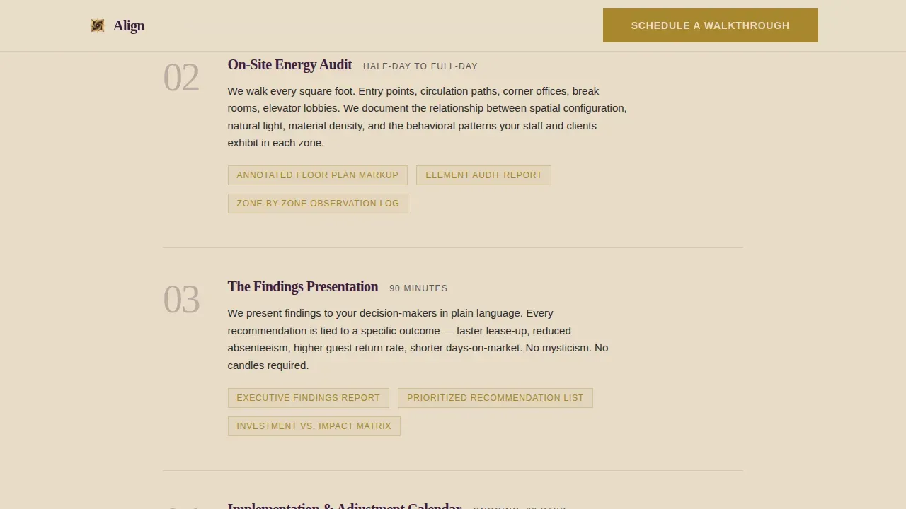 Professional Feng Shui Consulting Landing Page Template