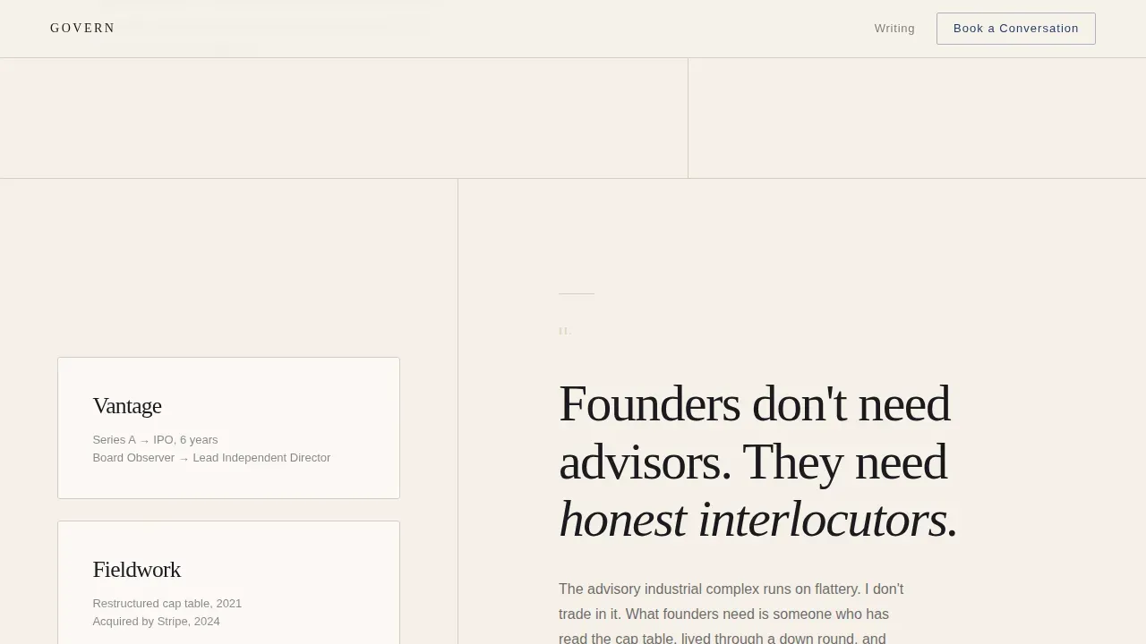 Board Member Career Pre-Launch Website Template