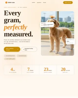 Dog Booking Website Template